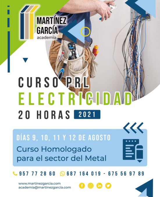 Curso PRL electricidad<span class="badge-status" style="background:#c50b18">Finalizado</span>&nbsp;