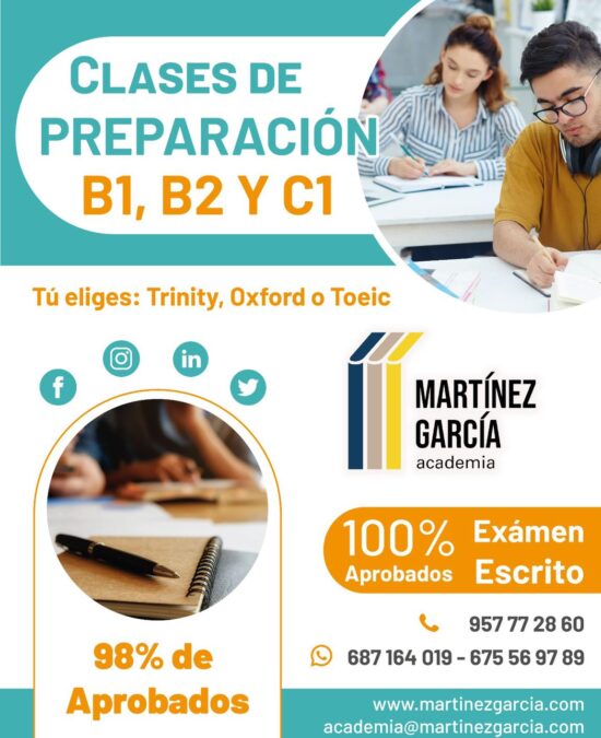 Clases de Preparación B1, B2 y C1