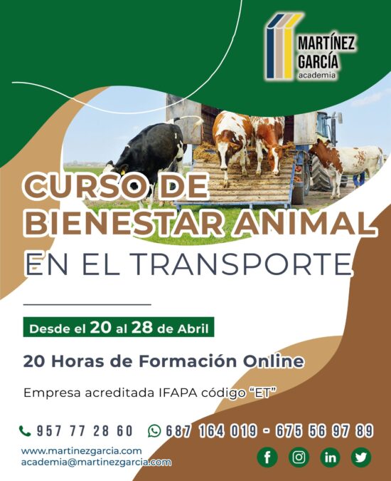Curso de Bienestar Animal en el Transporte