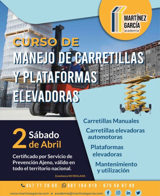 Curso de Manejo de Carretillas y Plataformas Elevadoras