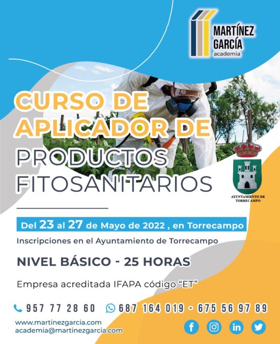 Curso de Aplicador de Productos Fitosanitarios – Nivel Básico
