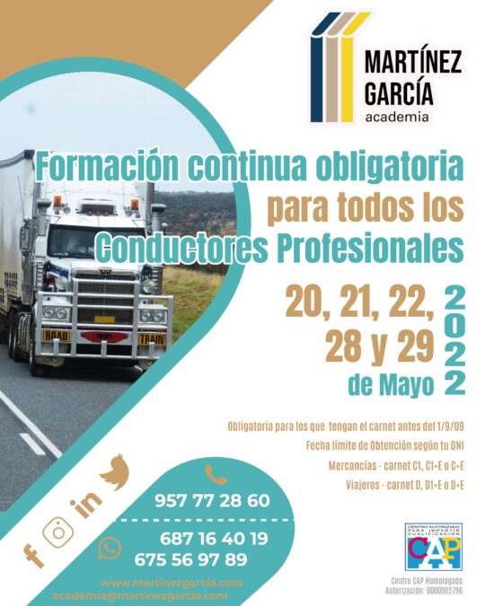 Formación Continua Obligatoria Conductores Profesionales