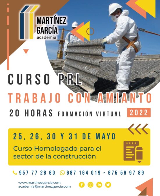 Curso PRL Trabajo con Amianto