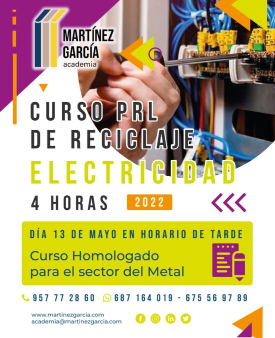 Curso PRL de Reciclaje de Electricidad