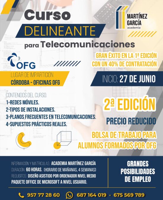 Curso de Delineante para Telecomunicaciones