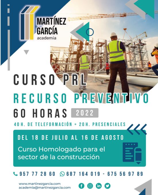 Curso PRL Recurso Preventivo sector Construcción