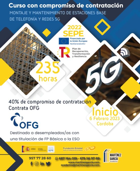 Curso GRATUITO de Montaje y Mantenimiento de Estaciones Base de Telefonía y Redes 5G