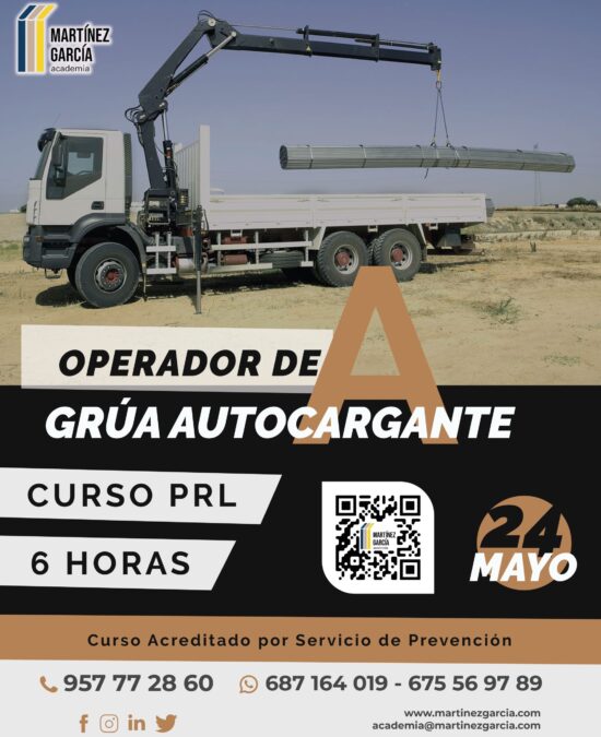 Curso PRL Operador de Grúa Autocargante