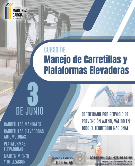 Curso de Manejo de Carretillas y Plataformas Elevadoras