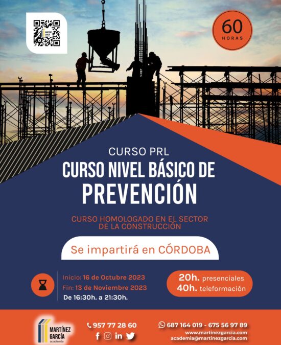 Curso PRL Nivel Básico de Prevención en Córdoba