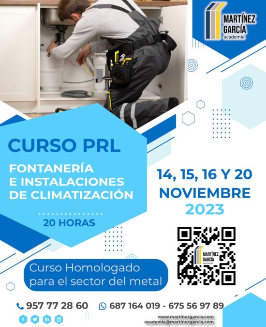 Curso PRL de Fontanería e Instalaciones de Climatización<span class="badge-status" style="background:#ef1818">FINALIZADO</span>&nbsp;