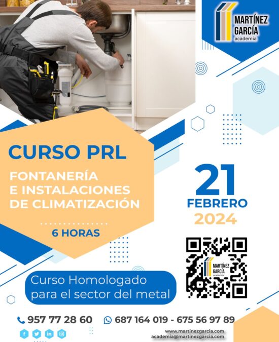Curso PRL de Fontanería e Instalaciones de Climatización<span class="badge-status" style="background:#ef1818">FINALIZADO</span>&nbsp;