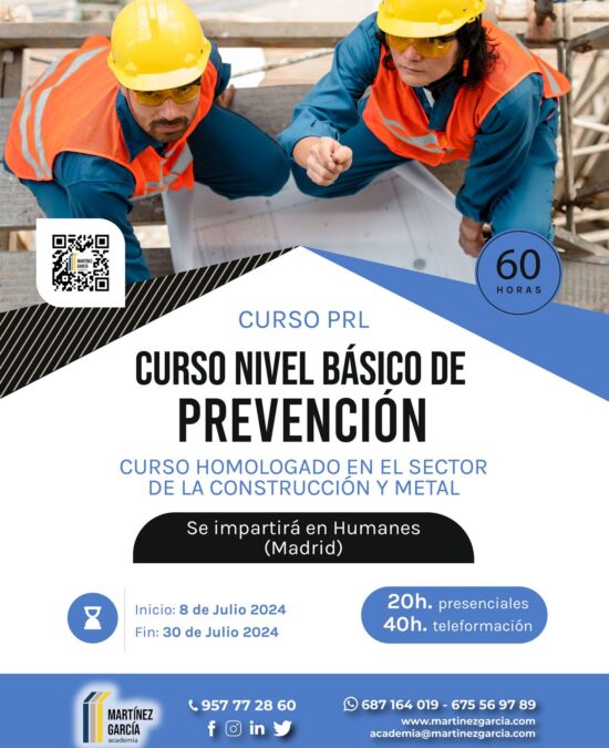 Curso PRL Nivel Básico de Prevención en Humanes (Madrid)<span class="badge-status" style="background:#ef1818">FINALIZADO</span>&nbsp;