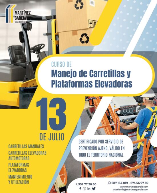 Curso de Manejo de Carretillas y Plataformas Elevadoras<span class="badge-status" style="background:#ef1818">FINALIZADO</span>&nbsp;