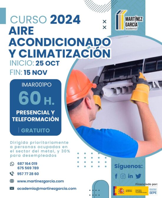 Curso Gratuito Aire Acondicionado y Climatización<span class="badge-status" style="background:#ef1818">FINALIZADO</span> Curso Gratuito Aire Acondicionado y Climatización<span class="badge-status" style="background:#ef1818">FINALIZADO</span>