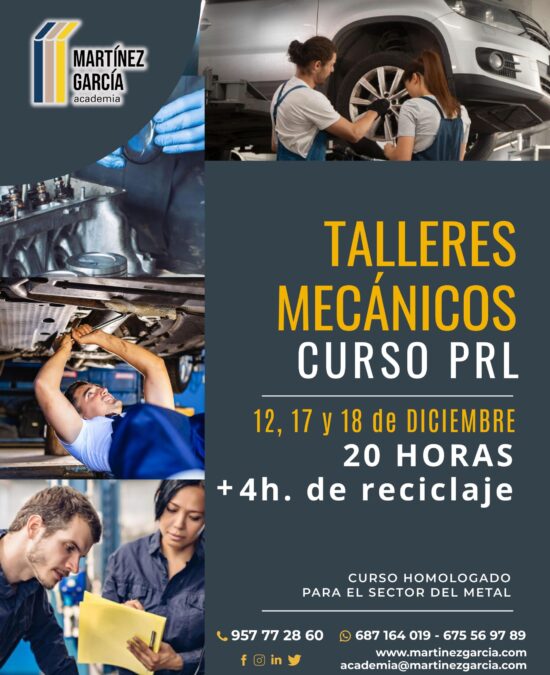 Curso PRL de Talleres Mecánicos<span class="badge-status" style="background:#ef1818">FINALIZADO</span>&nbsp;
