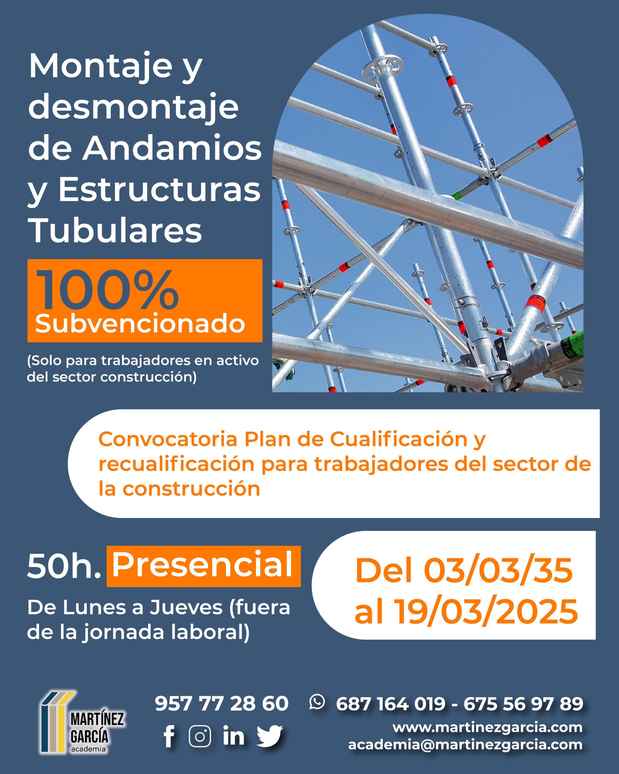 Curso Montaje Andamios y Tubulares