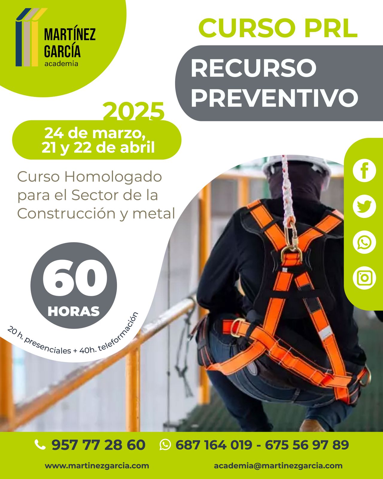Curso PRL Recurso Preventivo mar-abr