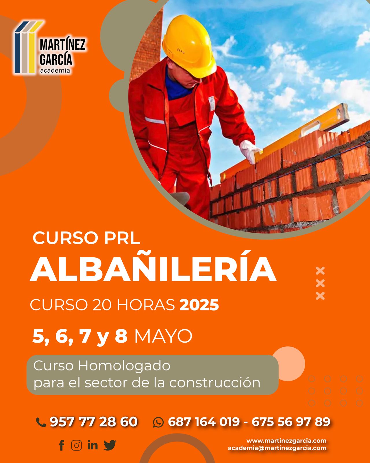Curso PRL Albanileria 2025