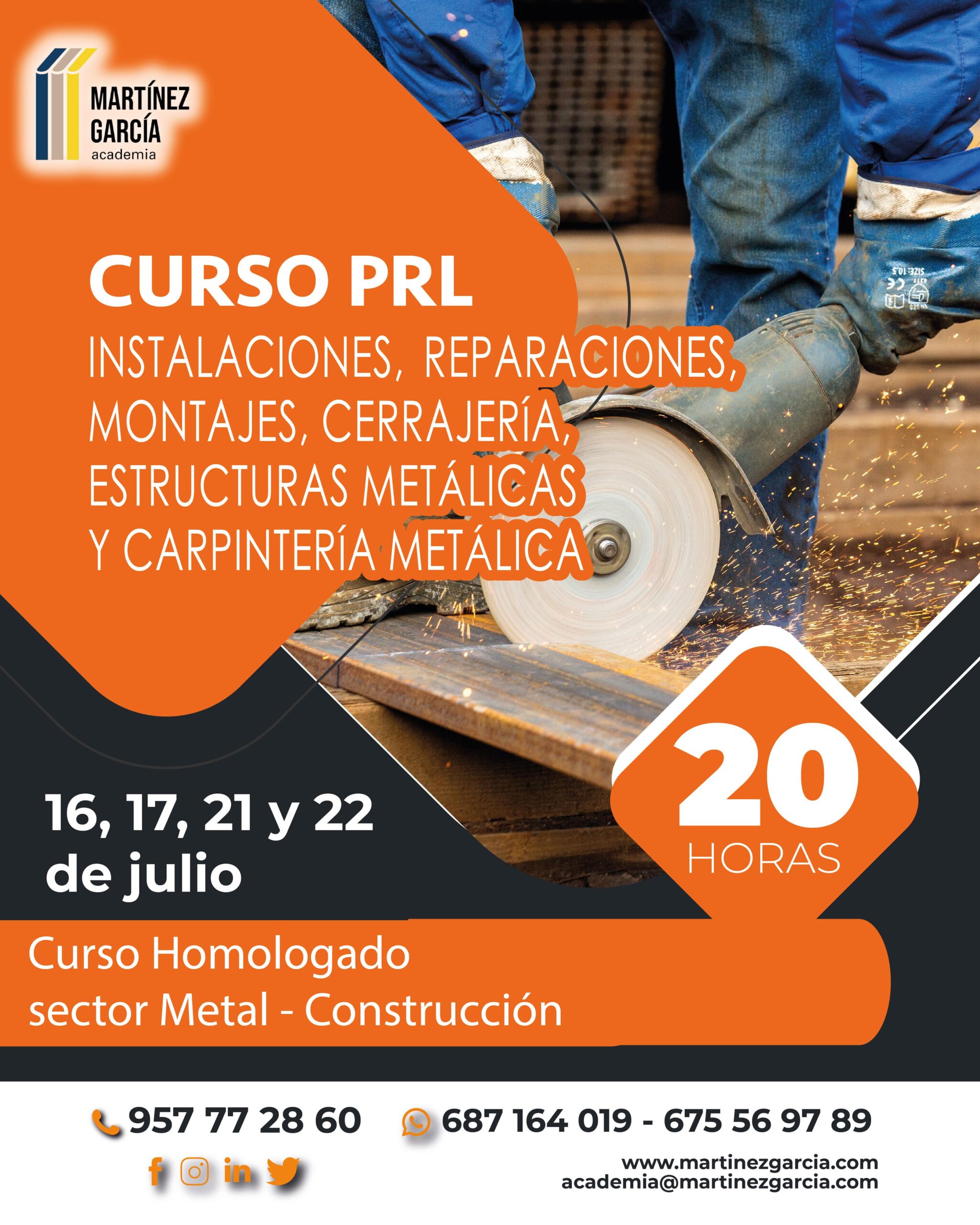 Curso PRL Carpinteria Metalica Pozoblanco
