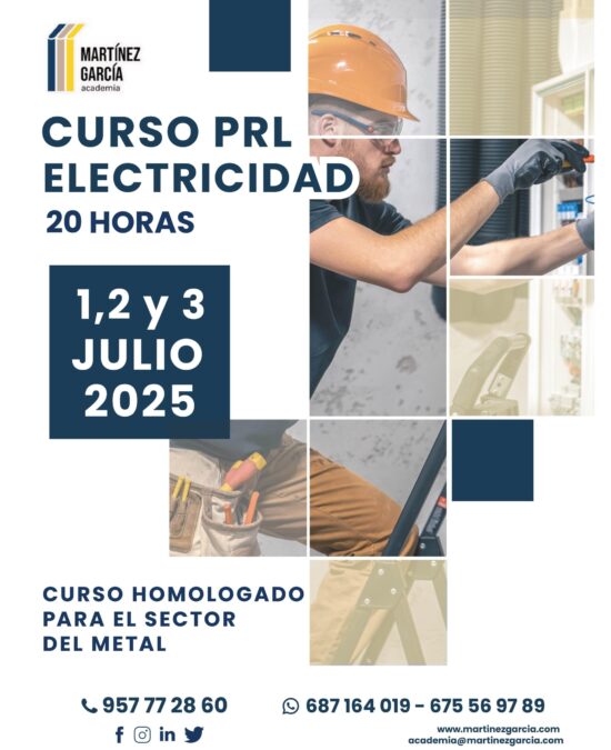 Curso PRL de Electricidad<span class="badge-status" style="background:#ef1818">FINALIZADO</span>&nbsp;