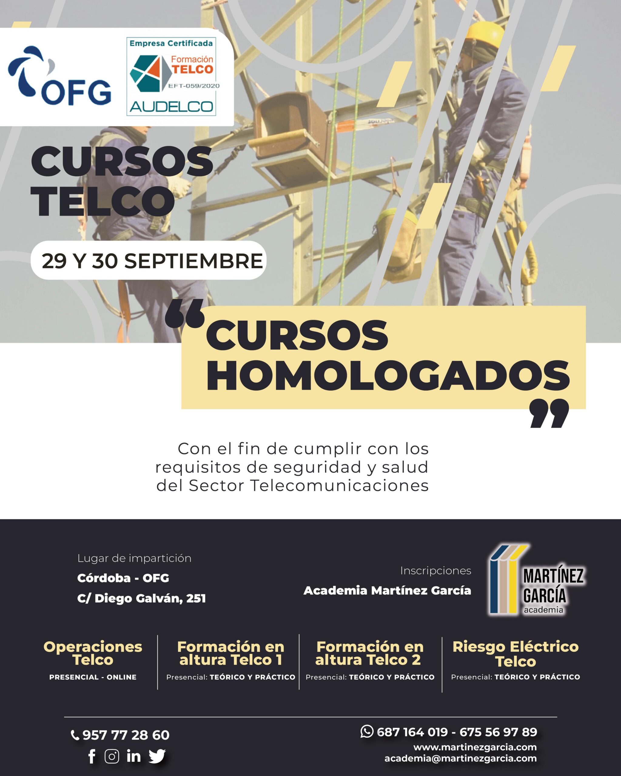 Cursos TELCO Pozoblanco Cordoba