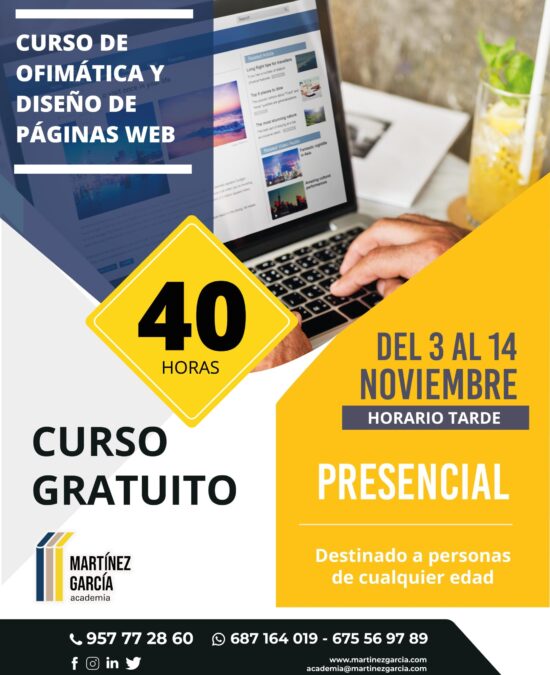 Curso de Ofimática y Diseño de Páginas Web<span class="badge-status" style="background:#ef1818">FINALIZADO</span>&nbsp;
