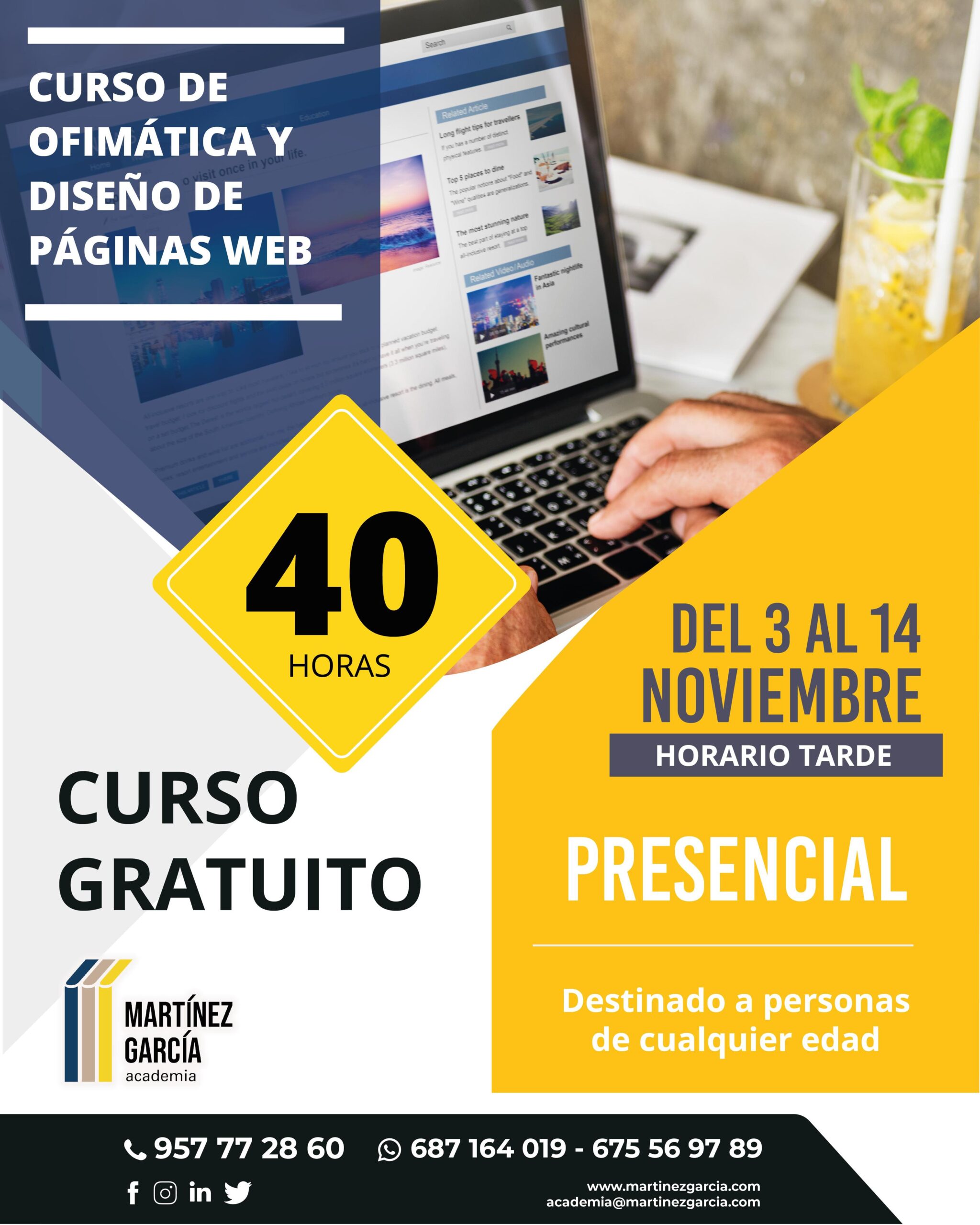 Curso de Ofimatica y Paginas Web Curso de Ofimatica y Paginas Web