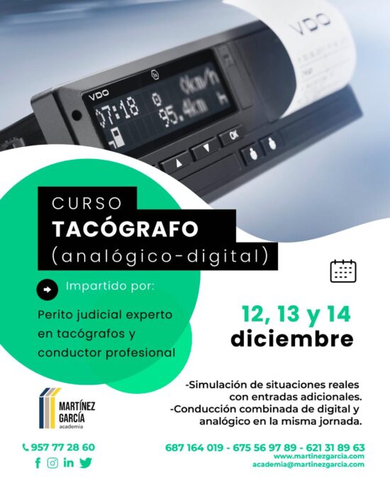 Curso de Tacógrafo (analógico – digital)<span class="badge-status" style="background:#ef1818">FINALIZADO</span>&nbsp;