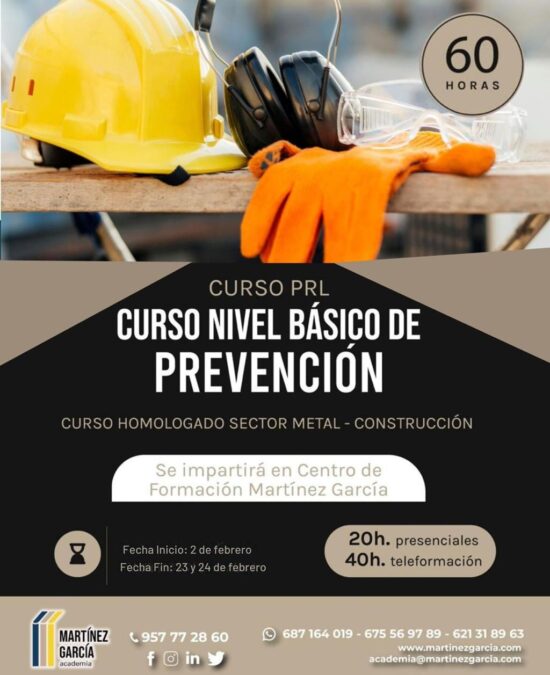 Curso PRL Nivel Básico de Prevención