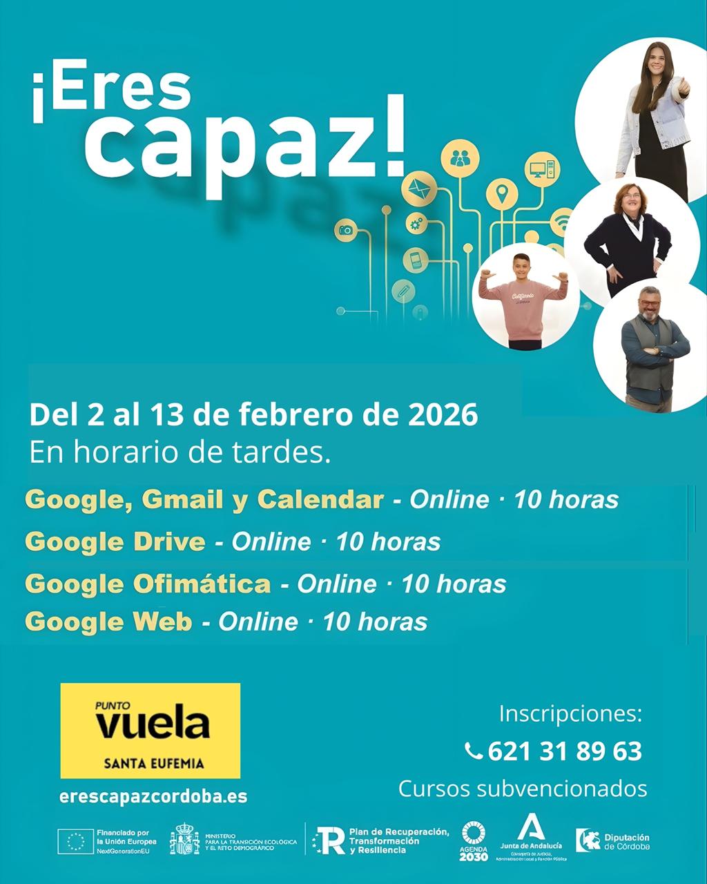 Eres Capaz – Gmail Drive Ofimatica Web Santa Eufemia