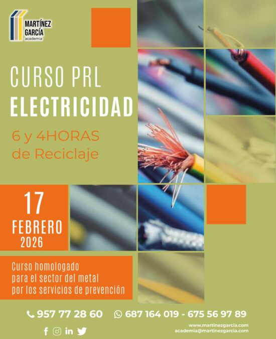 Curso PRL Electricidad – Reciclaje<span class="badge-status" style="background:#ef1818">FINALIZADO</span>&nbsp;