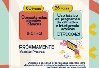 Especialidades formativas subvencionadas