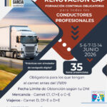 Renovación C.A.P. – Formación Continua Obligatoria Conductores Profesionales