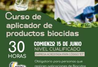 Curso de Aplicador de Productos Biocidas