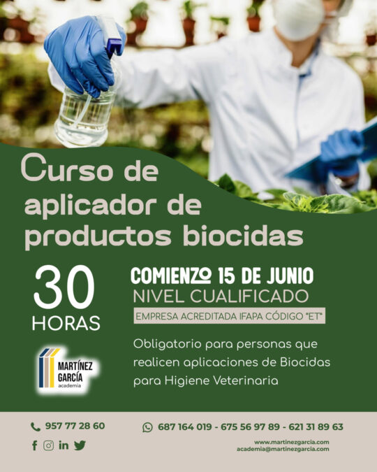 Curso de Aplicador de Productos Biocidas
