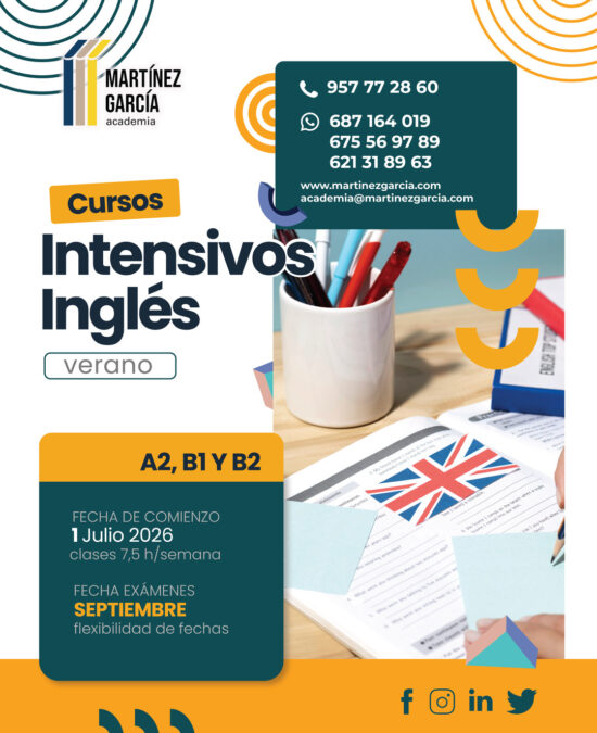 Curso de Inglés Intensivo – Verano 2026<span class="badge-status" style="background:#ef1818">FINALIZADO</span>&nbsp;