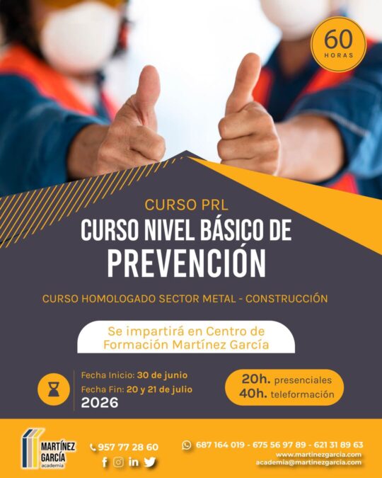 Curso PRL Nivel Básico de Prevención