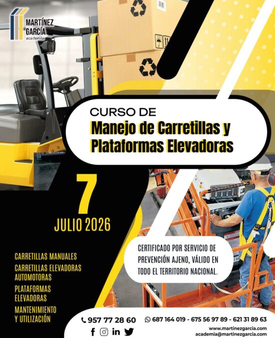Curso de Manejo de Carretillas y Plataformas Elevadoras<span class="badge-status" style="background:#ef1818">FINALIZADO</span>&nbsp;