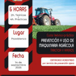 Curso teórico práctico de Prevención y Uso de Maquinaria Agrícola