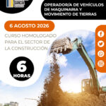 Curso PRL Operador/a de Vehículos de Maquinaria y Movimiento de Tierras