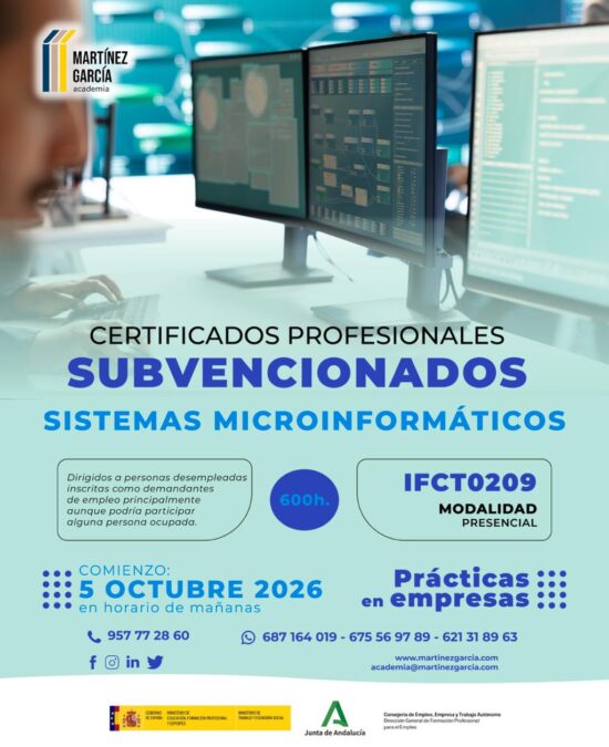 Certificados Profesionales Subvencionados