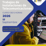 Curso PRL de Trabajos de Instalaciones de Telecomunicaciones<span class=