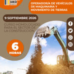 Curso PRL Operador/a de Vehículos de Maquinaria y Movimiento de Tierras