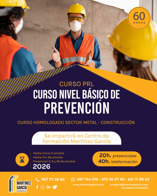 Curso PRL Nivel Básico de Prevención