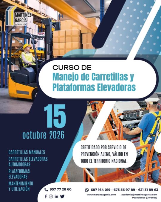 Curso de Manejo de Carretillas y Plataformas Elevadoras