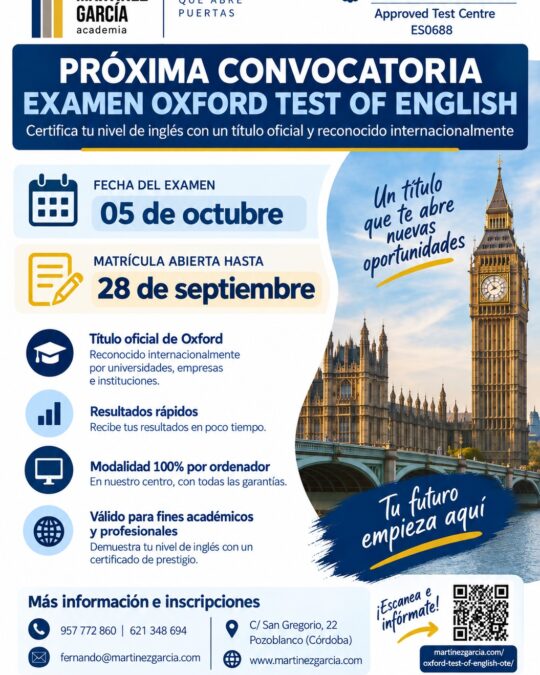 Examen Oxford Test of English
