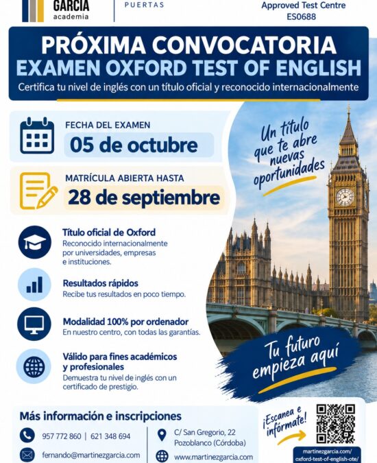 Examen Oxford Test of English