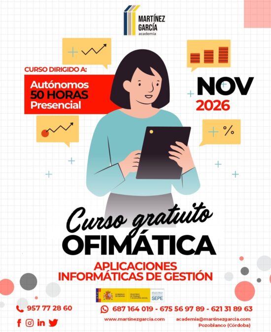 Curso Gratuito OFIMÁTICA – Autónomos