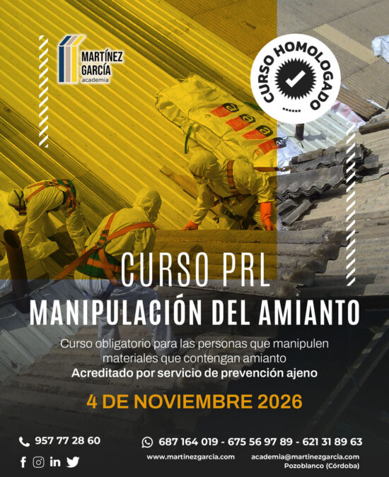 Curso PRL Manipulación del Amianto